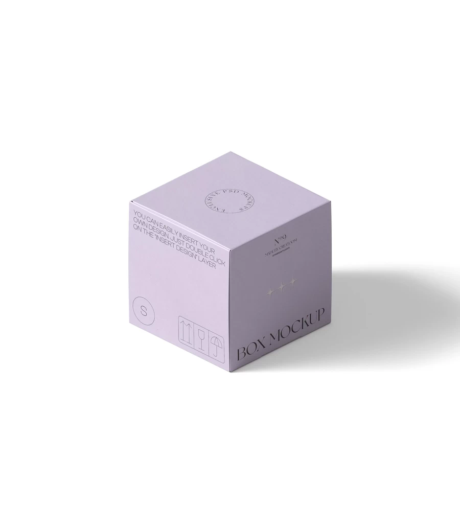 品质正方形蜡烛香薰包装盒Logo设计vi效果图展示PSD贴图样机素材【002】